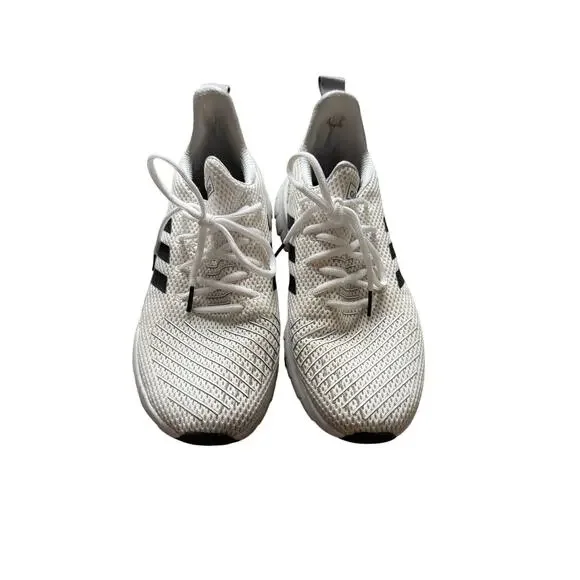 Adidas Asweego Gym Shoes , White and Black , Men's Size 9.5